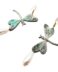 Κρεμαστά σκουλαρίκια λιβελούλες με πέρλες και χρώμα – 3006